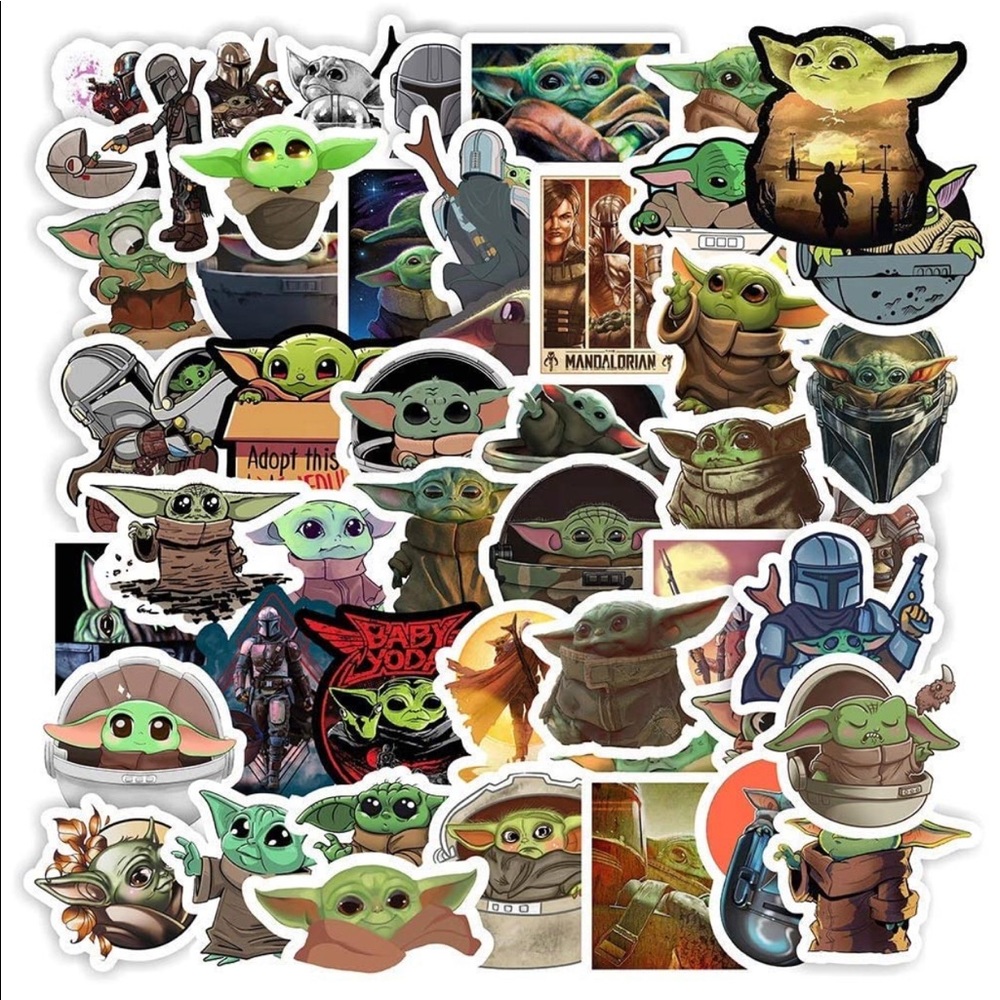 Baby Yoda The Child 50 Pcs Stickerd